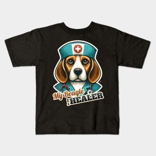 Beagle Nurse Kids T-Shirt